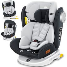 Bild für KIDIZ® Kindersitz Baby Autositz Kinderautositz Isofix Top Tether 360° drehbar Gruppe 0/1/2/3 ab Geburt 0-36kg ECE R44/04 Hellgrau/ Anthrazit