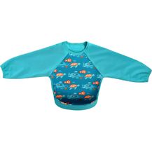 Bild für Bibetta Ärmellätzchen Tropischer Fisch Blau