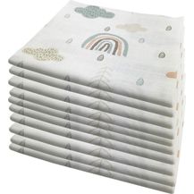 Bild für 10x Spucktücher Mullwindeln Baby Baumwolle 80x70 cm 