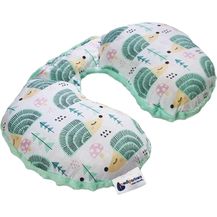 Bild für Medi Partners NACKENKISSEN Kinder Nacken Nackenstütze 100% Baumwolle/Minky Baby Nackenhörnchen für auto Kinderwagen autofahrt reisen Schlaf Hals kissen Schlummerrolle (minze Igel mit minzer Minky)