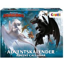 Bild für CRAZE Adventskalender 2020 DRAGONS Drachenzähmen Spielfiguren Weihnachtskalender Spielzeug Drachenfiguren Drachen Zubehör für Jungen und Mädchen 24645