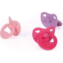 Bild für Bayer Design 79104AA Schnuller-Set 3-farbig für Puppen