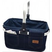 Tanner 40951 - Tragekorb Leer in Jeans-Optik, Spiel