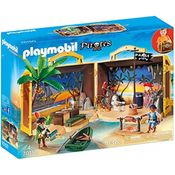 PLAYMOBIL 70150 Pirates Mitnehm-Pirateninsel, bunt