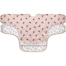 Bild für Laessig Little Forest Rabbit Longsleeve Lätzchen 2 Stück Rosa