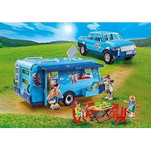 Bild für PLAYMOBIL 9502 Fun Park Pick up und Wohnwagen