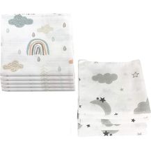 Bild für 10x Spucktücher Mullwindeln Baby Baumwolle 80x70 cm 