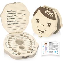 Bild für Original Zrilubkrelz® Zahnbox Zahndose für Kinder aus Holz 