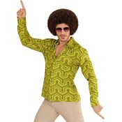 Groovy 70er Jahre Hemd Herren Schlager Gr. S-XXL - Wallpaper Gr. XXL - Wallpaper