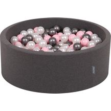 Bild für KiddyMoon Bällebad 90X30cm/300 Bälle ∅ 7Cm Bällepool Mit Bunten Bällen Für Babys Kinder Rund