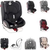 Lorelli Kindersitz Roto Isofix Top Tether SPS Gruppe 0/1/2/3 (0-36kg) 0-12 Jahre, Farbe:schwarz