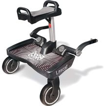 Bild für Lascal BuggyBoard Maxi+, Kinderbuggy Trittbrett mit großer Stehfläche und Saddle, Kinderwagen Zubehör für Kinder von 2-6 Jahren (22 kg)