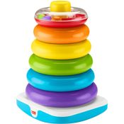 Fisher-Price GJW15 - Gigantische Farbring Pyramide, Stapelspielzeug mit Ringen für Babys und Kleinkinder, Baby Spielzeug ab 1 Jahr
