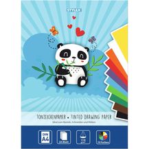 Bild für Stylex Tonzeichenpapier DIN A4 20 Blatt in 10 verschiedenen Farben