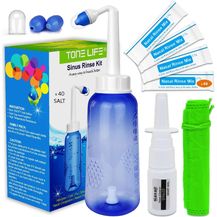 Bild für Neti Pot Sinus Spülset + 40 Packungen Nasensalz + feuchtigkeitsspendendes Nasenspray