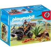 PLAYMOBIL Wild Life 6939 Wilderer mit Quad, Ab 4 Jahren