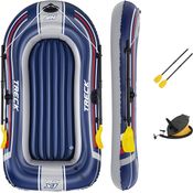 Bestway Hydro-Force Schlauchboot mit Pumpe und Rudern Blau