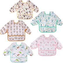Bild für Lictin Wasserdicht Lätzchen 5 Set Lätzchen Babylätzchen mit Ärmeln Wasserdicht Baby Lätzchen Bibs Set für 2-5 Jahre