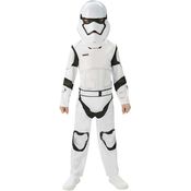 Rubie's 3620267 - EP7 Stormtrooper classic child, L, weiß/schwarz (7-8 Jahre)