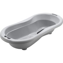 Bild für Rotho Babydesign TOP Xtra Große Badewanne, Mit 2 Antirutschmatten und Ablaufstöpsel, Ideal für 2 Kinder, 0-36 Monate, Stone Grey (Grau)