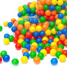 Bild für 50 bunte Bälle für Bällebad 5,5cm Babybälle Plastikbälle Baby Spielbälle