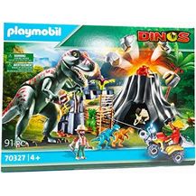 Bild für Playmobil Dinos 70327 'T-Rex Dinosaurier mit Vulkanausbruch und Figuren'