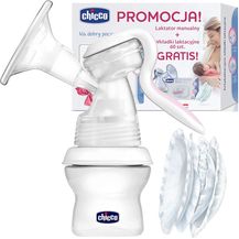 Bild für Chicco Brustpumpe manuell 300 ml Silikon weiß