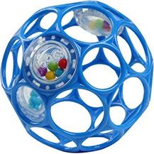 Bild für Oball Rattle 10cm blau