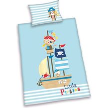 Bild für Herding Baby Bettwäsche Lara Little Pirat 100 x 135 und 40 x 60 cm