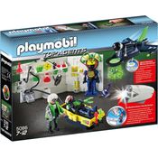 PLAYMOBIL 5086 - Agentenlabor mit Flieger