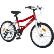 Moma Bikes Jungen BIKID20RUN Fahrrad 20 Zoll, 7 Gabelwechsel Shimano, von 6 Jahre für von 120 bis 135 cm, Rot, Unic Size