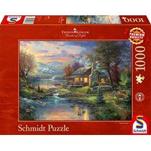 Bild für Schmidt Spiele 1000 Teile Puzzle Thomas Kinkade Im Naturparadies
