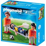 PLAYMOBIL 4727 - Sanitäter mit verletztem Fussballspieler