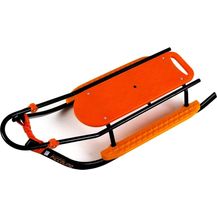 Bild für Schlitten mit 100 Kg Tragkraft und Rücklehne Piccolino Black by Lux4Kids Winter Punch