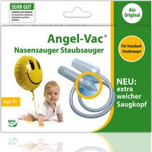 Bild für Nasensauger Baby Angel Vac EXTRA WEICHER SAUGKOPF Das Original Für Standard Staubsauger Nasensauger Baby seit 25 Jahren Nasensekretsauger