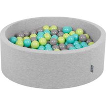 Bild für KiddyMoon Bällebad 90X30cm/300 Bälle ∅ 7Cm Bällepool Mit Bunten Bällen Für Babys Kinder Rund