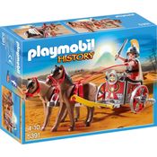 PLAYMOBIL 5391 History - Römer-Streitwagen mit Figur, Pferde und Wagen