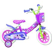 Kinderfahrrad 30,5 cm (12 Zoll), Mädchen, Lizenzprodukt Minnie, 2 Bremsen