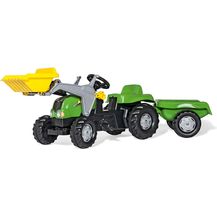 Bild für Rolly Toys RollyKid-X Trettraktor mit Anhänger (mit Frontlader, Alter 2,5 – 5 Jahre, Heckkupplung)