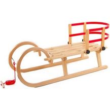 Bild für Pinolino Hörnerschlitten Schlitten aus Holz mit Zugseil & Rückenlehne