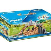 Playmobil Family Fun 70343 Löwen im Freigehege, Ab 4 Jahren