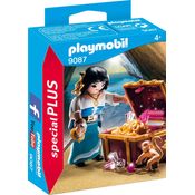 Playmobil 9087 - Piratin mit Schatztruhe