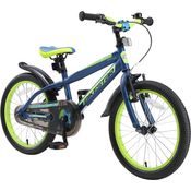 BIKESTAR Kinder Fahrrad ab 5 Jahre | 18 Zoll Urban Jungle Kinderrad | Blau & Grün