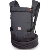 Ruckeli Basic Slim Babytrage | Fullbuckle | 50/56-98 cm | Bauchtrage & Rückentrage & Hüfttrage | ab Geburt bis Kleinkindalter | Baby Carrier | Gently Grey