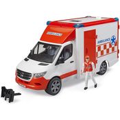 Bruder - MB Sprinter Ambulanz mit Fahrer und L+S Modul