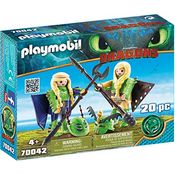 Playmobil 70042 Dragons Raffnuss und Taffnuss mit Fluganzug
