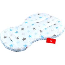 Bild für BABYLUX Kinderwagen 2 TLG SITZAUFLAGE Kissen 4. Blau + Sterne