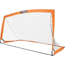 Bild für Fußballtor Match zusammenklappbar 270 x 150 x 150 cm orange / schwarz