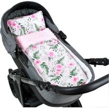 Bild für BABYLUX Babydecke MINKY PLÜSCH Kuscheldecke Decke 75 x 60 cm + KISSEN 2 Tlg Set (MP110