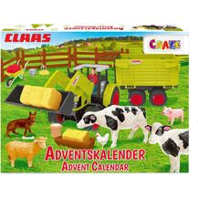Bild für Craze Adventskalender 2020 CLAAS Traktor Bausatz Landwirtschaft Spielset mit Spielfiguren Tierfiguren Weihnachtskalender für Kinder 19597